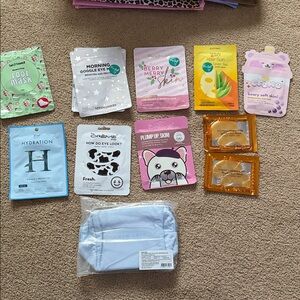 Assorted Skincare Face Masks Collection